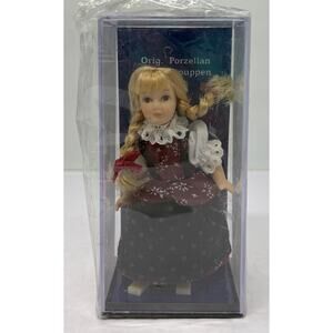 Vintage Salzburg Austria 4” Porcelain Porzellan Doll New and Sealed
